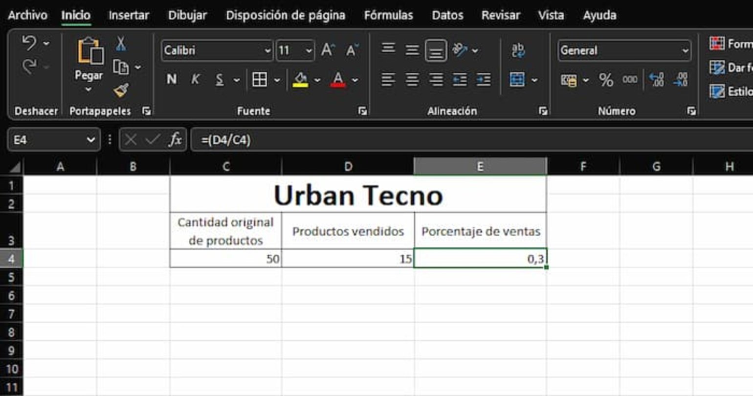 If, on the contrary, you want to know how much is the percentage of something, then you must resort to this formula